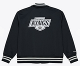 Los Angeles Kings Mens Mitchell & Ness Playoff Win Full-Zip Black Jacket - THE 4TH QUARTER