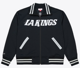 Los Angeles Kings Mens Mitchell & Ness Playoff Win Full-Zip Black Jacket - THE 4TH QUARTER