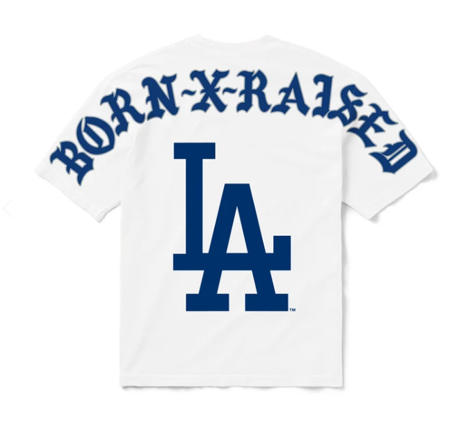 Los Angeles Dodgers Unisex Born x Raised Eyebuster T-Shirt White