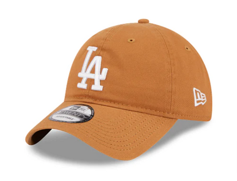 Los Angeles Dodgers Youth Strapback New Era 9Twenty Adjustable Hat Light Bronze