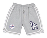 Los Angeles Dodgers Mens New Era Grey Logo Select Shorts