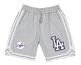 Los Angeles Dodgers Mens New Era Grey Shorts