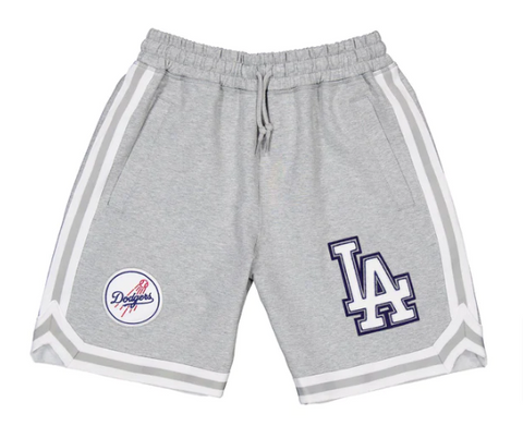 Los Angeles Dodgers Mens New Era Grey Logo Select Shorts