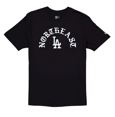 Los Angeles Dodgers Mens T-Shirt New Era Northeast Tee Black