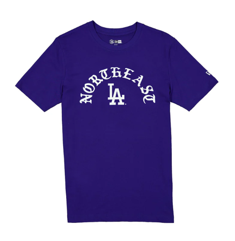 Los Angeles Dodgers Mens T-Shirt New Era Northeast Tee Blue
