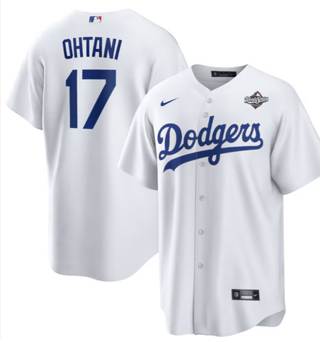 Shohei Ohtani Los Angeles Dodgers 2025 World Series Home Replica Player Jersey - White