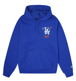 Los Angeles Dodgers Mens Sweatshirt New Era Bloom Hoodie Royal Blue