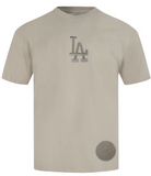 Los Angeles Dodgers Mens T-Shirt Pro Standard Wingspan TAUPE Tee - THE 4TH QUARTER