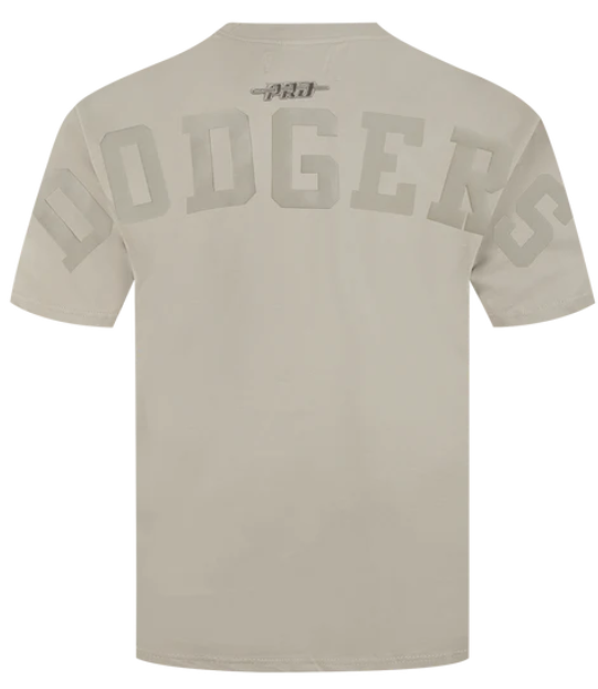 Los Angeles Dodgers Mens T-Shirt Pro Standard Wingspan TAUPE Tee - THE 4TH QUARTER