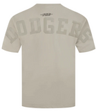 Los Angeles Dodgers Mens T-Shirt Pro Standard Wingspan TAUPE Tee - THE 4TH QUARTER