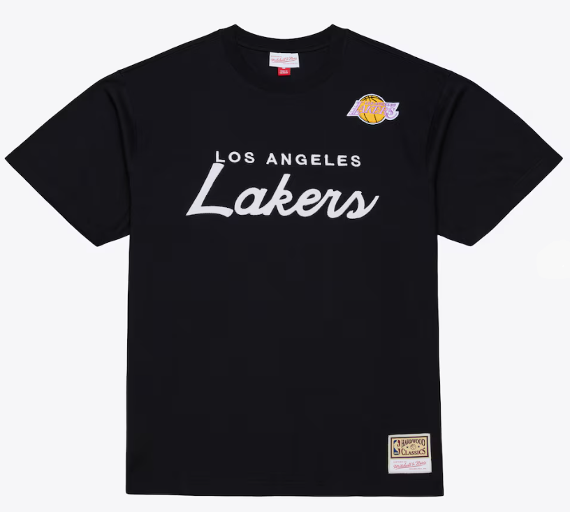 Los Angeles lakers Mens T-Shirt Mitchell & Ness Head Coach Premium Tee - THE 4TH QUARTER