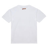 Los Angeles Lakers Mens T-Shirt Mitchell & Ness 1947 Swagger Graphic Tee White
