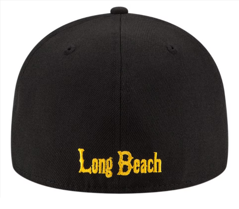 Cal State Long Beach Fitted New Era Basic 59FIFTY Black Hat Cap