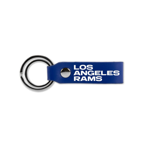 Los Angeles Rams Key Chain Laser Engraved Silicone Strap Key Ring
