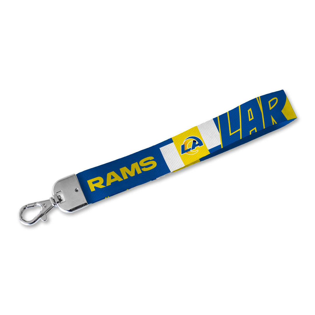 Los Angeles Rams Keychain Wristlet Lanyard Block - THE 4TH QUARTER