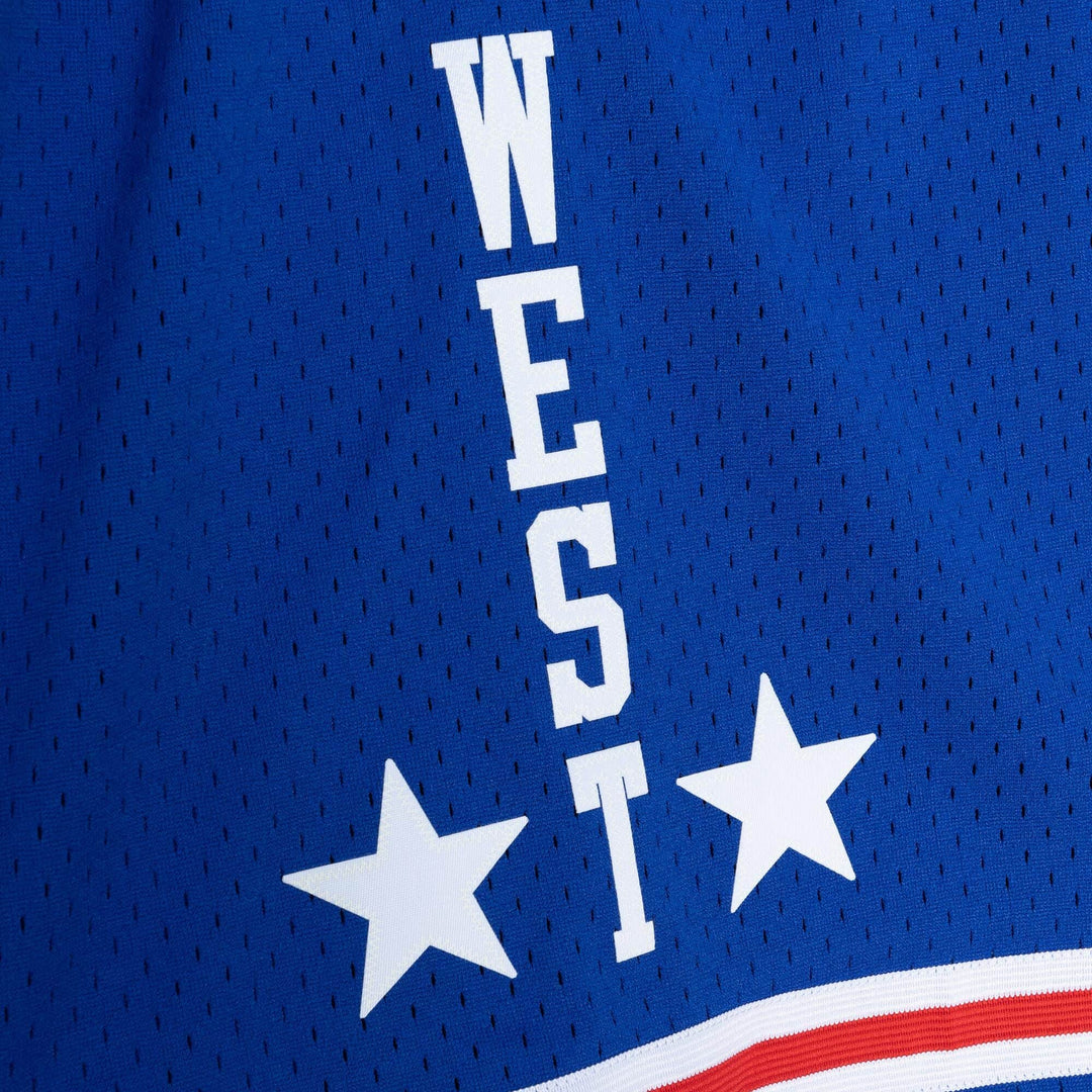 NBA Mens Mitchell &amp; Ness Swingman 1985-86 All-Star West Shorts Royal Blue - THE 4TH QUARTER