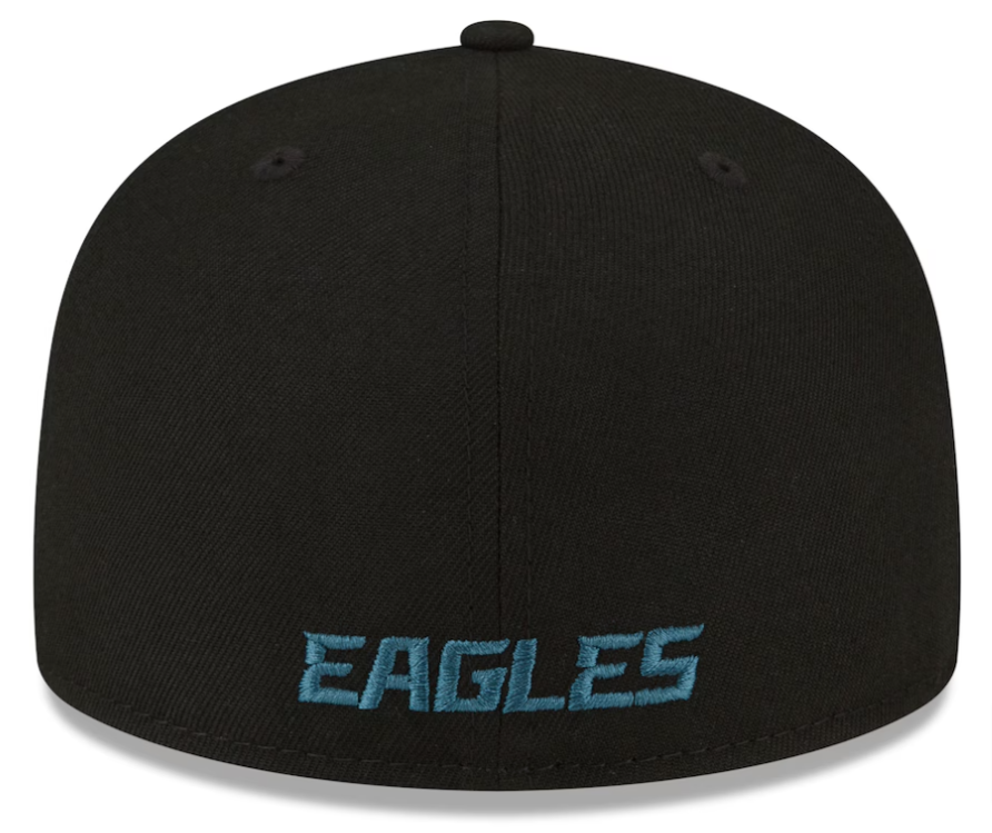 Philadelphia Eagles Fitted New Era 59Fifty Super Bowl LIX Black Cap Hat - THE 4TH QUARTER