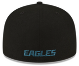 Philadelphia Eagles Fitted New Era 59Fifty Super Bowl LIX Black Cap Hat