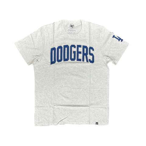 Los Angeles Dodgers Mens T-Shirt '47 Brand Namesake Relay Grey