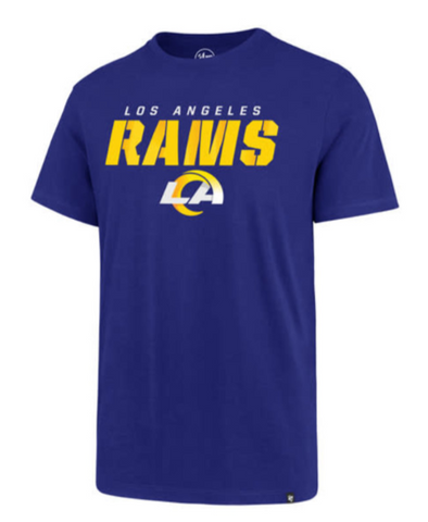 Los Angeles Rams Mens T-Shirt 47' Traction Royal Blue Tee