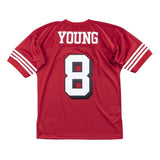 San Francisco 49ers Men's Jersey Mitchell & Ness #8 Steve Young 1994 Authentic 75th Patch