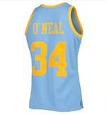 Los Angeles Lakers Mens Jersey Mitchell & Ness #34 Shaq O'Neal Powder Blue 2001-02 MPLS Swingman Jersey