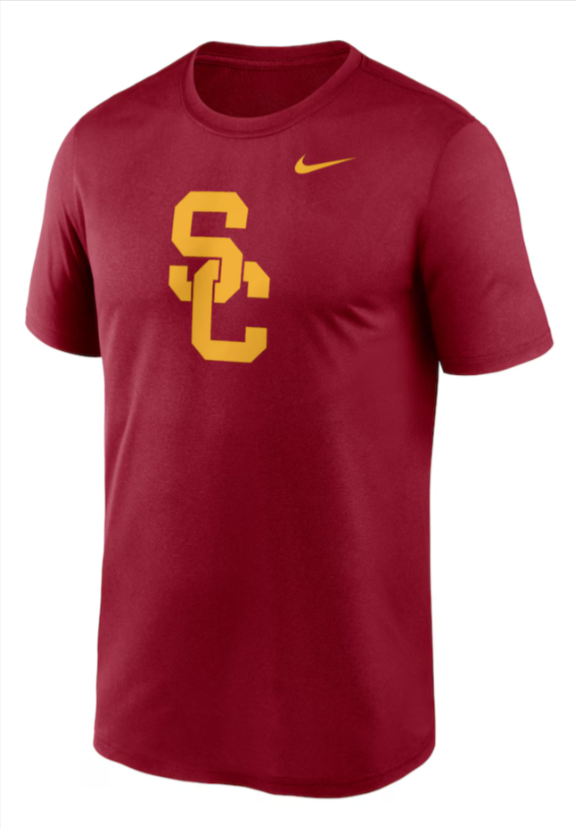 USC Trojans Mens T-Shirt Primetime Legend Logo Tee - THE 4TH QUARTER