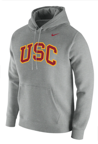 USC Trojans Mens Sweatshirt Vintage School Logo Pullover Hoodie