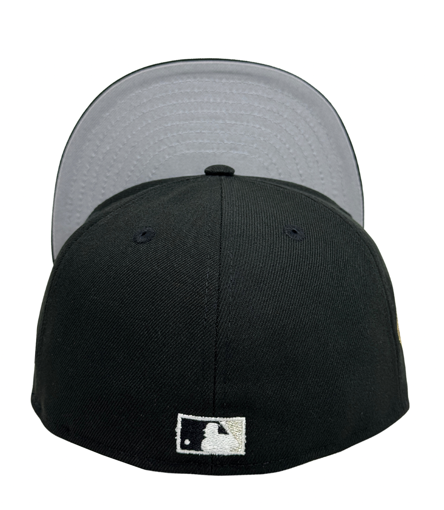 Los Angeles Dodgers Fitted New Era 59Fifty 40th City Metallic Black Cap Hat Grey UV - THE 4TH QUARTER