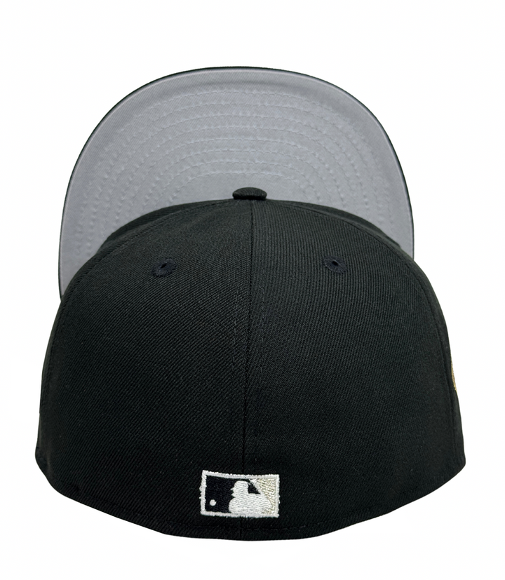 Los Angeles Dodgers Fitted New Era 59Fifty 40th City Metallic Black Cap Hat Grey UV - THE 4TH QUARTER