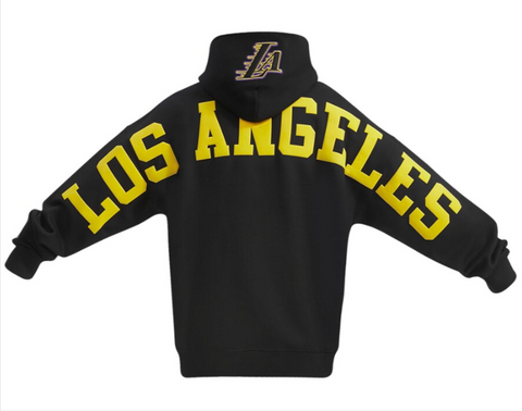 Los Angeles Lakers Mens Sweatshirt Pro Standard Wingspan Hoodie