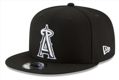 Anaheim Angels New Era Snapback Cap Hat Black White