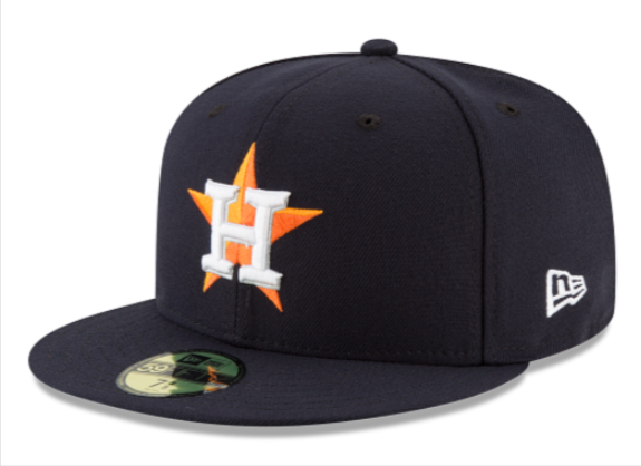 Houston Astros Fitted New Era 59Fifty Home On Field Navy Cap Hat