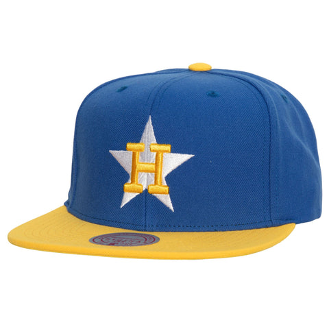 Houston Astros Snapback Mitchell & Ness Hometown 2 Tone Coop Cap Hat
