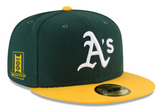 Oakland Athletics Fitted New Era 59FIFTY Sacramento Patch Home Hat Cap