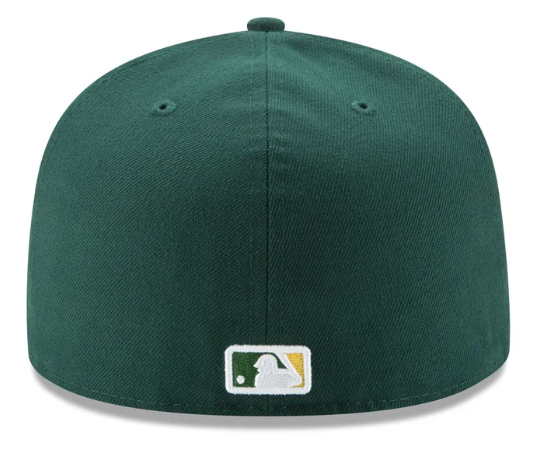 Oakland Athletics Fitted New Era 59FIFTY Sacramento Patch Road Hat Cap Green - THE 4TH QUARTER