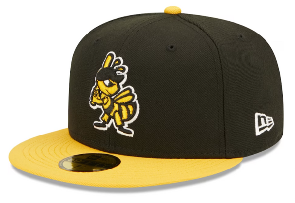 KTZ Salt Lake Bees League Patch 59fifty-fitted Cap in Black for