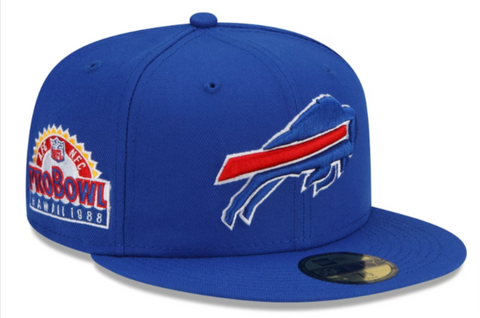 Buffalo Bills Fitted New Era 59Fifty Pro Bowl 1988 Blue Cap Hat