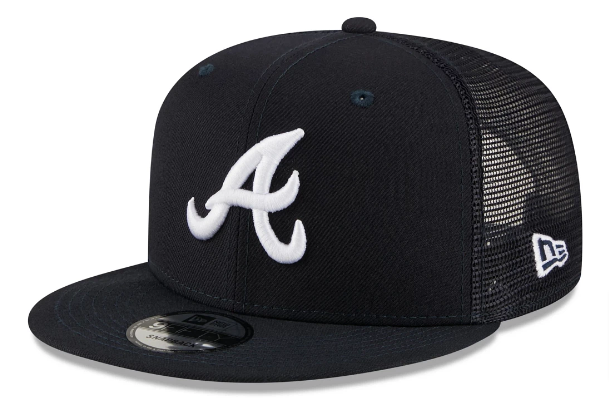 Atlanta Braves キャップ ネイビー New Era Atlanta Braves MLB Scribble 59FIFTY Hat Cap Navy