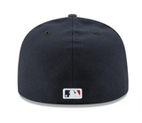 Atlanta Braves Fitted 59Fifty New Era Navy Cap Hat Grey UV