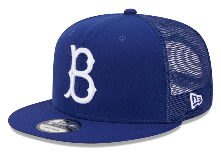 Brooklyn Dodgers Snapback New Era 9Fifty Mesh Trucker Blue Cap Hat - THE 4TH QUARTER