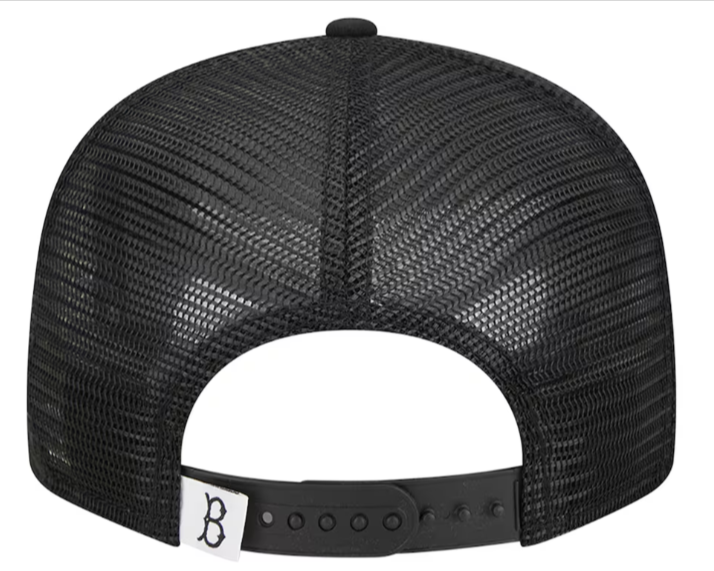 Brooklyn Dodgers Snapback New Era Black Mesh Trucker Cap Hat Grey UV - THE 4TH QUARTER