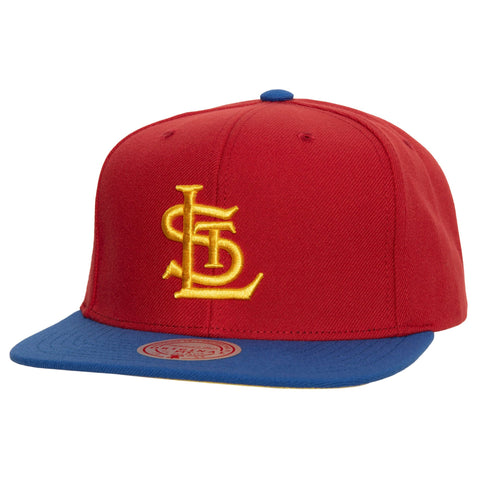 St. Louis Cardinals Snapback Mitchell & Ness Hometown 2 Tone Coop Cap Hat