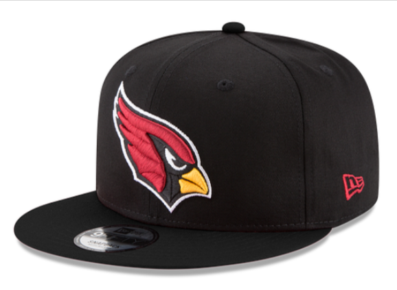 Arizona Cardinals Snapback New Era Team Basic Black Cap Hat Grey UV