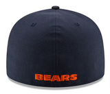 Chicago Bears Fitted New Era 59FIFTY Basic Navy Cap Hat