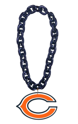 Chicago Bears 3D Foam Fan Big Chain Necklace