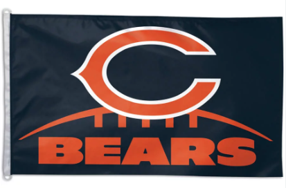 Chicago Bears 3' x 5' Flag Prime Single Sided