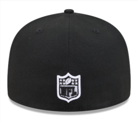 Chicago Bears Fitted New Era 59FIFTY Grey White Black Cap Hat