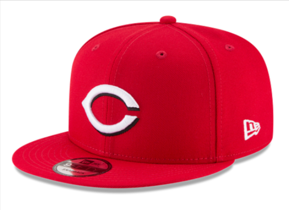 Cincinnati Reds Snapback New Era 9Fifty Red Basic Cap Hat Grey UV - THE 4TH QUARTER