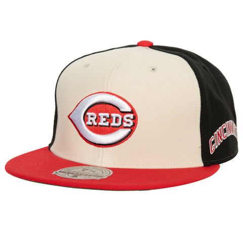Cincinnati Reds Mitchell & Ness Fitted Homefield Coop Cap Hat Green UV